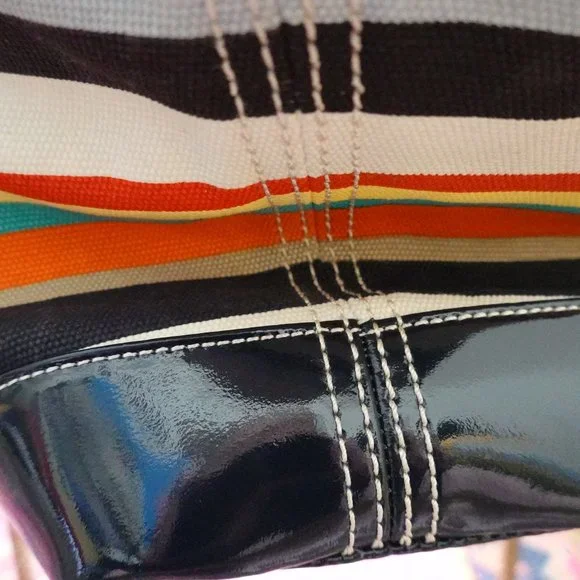 Lands' End Multicolor Striped Tote Bag - Picture 8 of 16